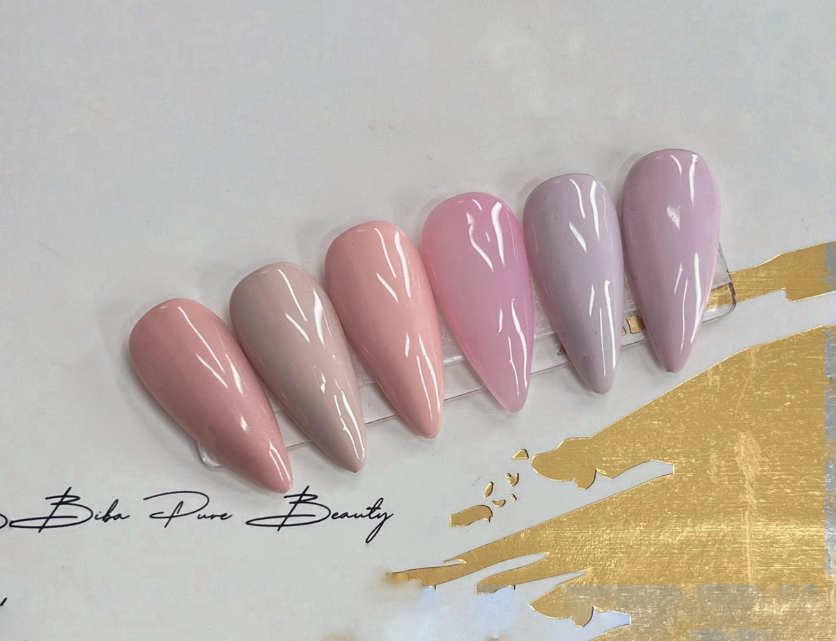 Gel polish kit - 6 colors - Nude collection