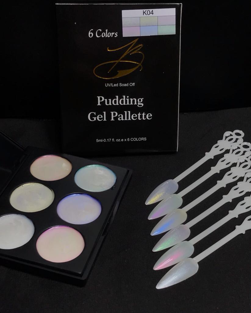 Pearl palette - Gel Colors Palette - 6 Colors