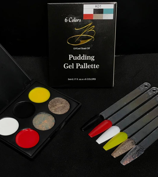 Essentiels palette - Gel Colors Palette - 6 Colors