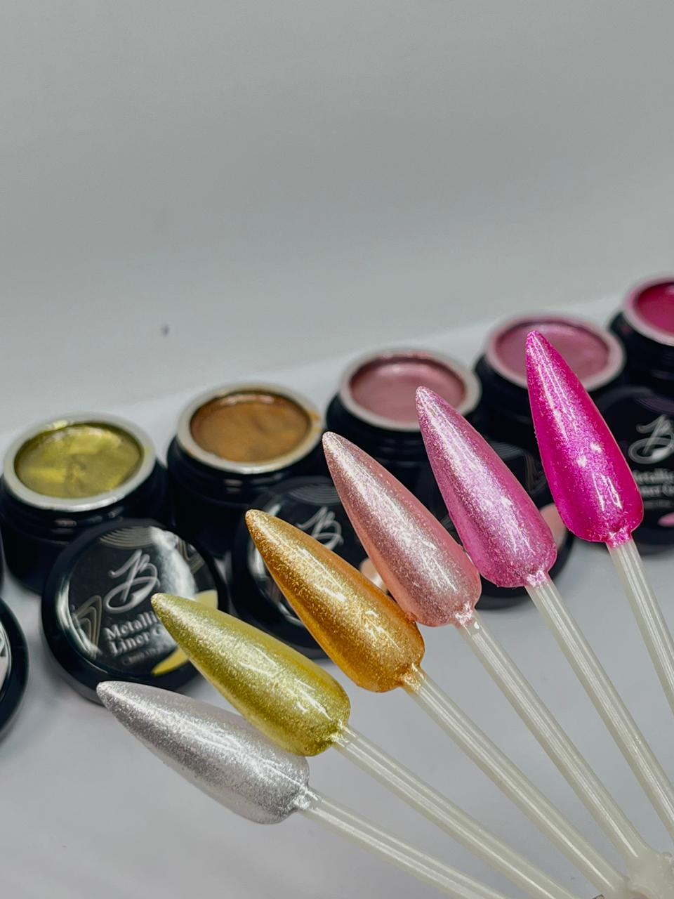 Metallic liner gel