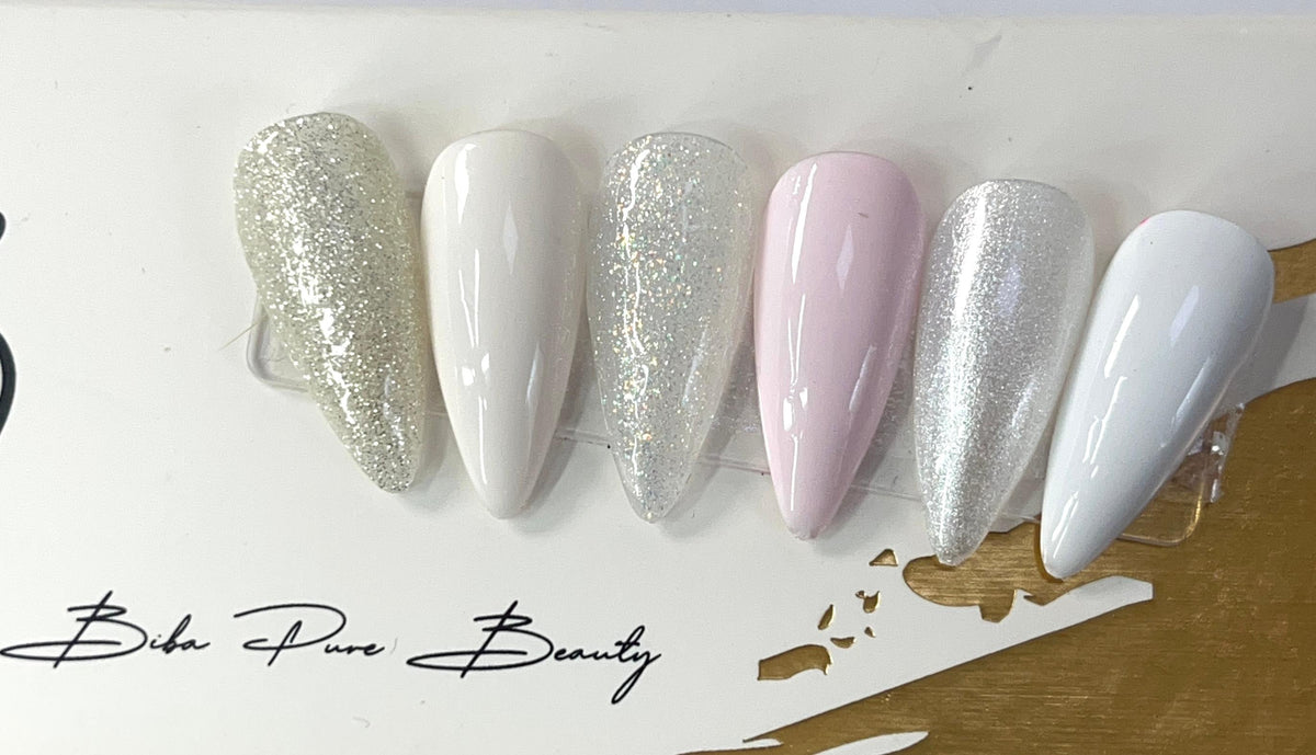Gel polish kit - 6 colors - Bridal collection