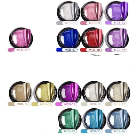 Nail Chrome Design Powder